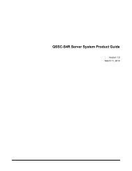 QSSC-S4R Server System Product Guide - CTL