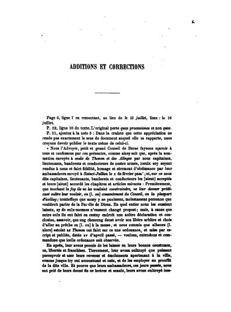 Correspondance des réformateurs dans les pays de langue française