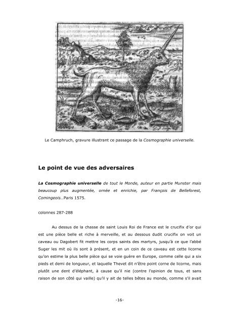 IMAGES ET CONNAISSANCE DE LA LICORNE - Bruno Faidutti