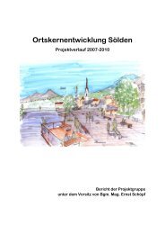 Innerörtliche Verkehrsorganisation - Sölden - Land Tirol