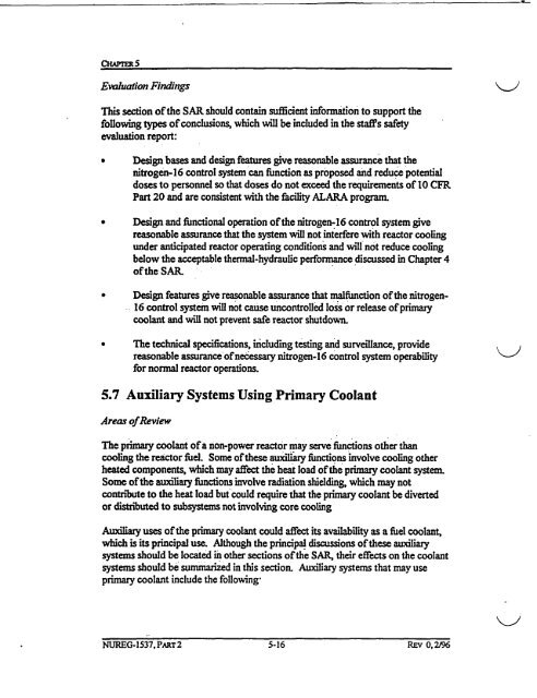 NUREG-1537, Part 2 - NRC