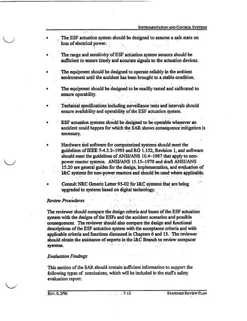 NUREG-1537, Part 2 - NRC