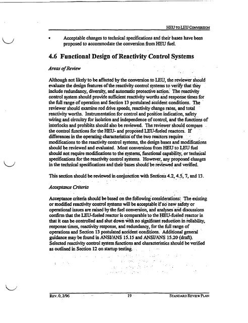 NUREG-1537, Part 2 - NRC