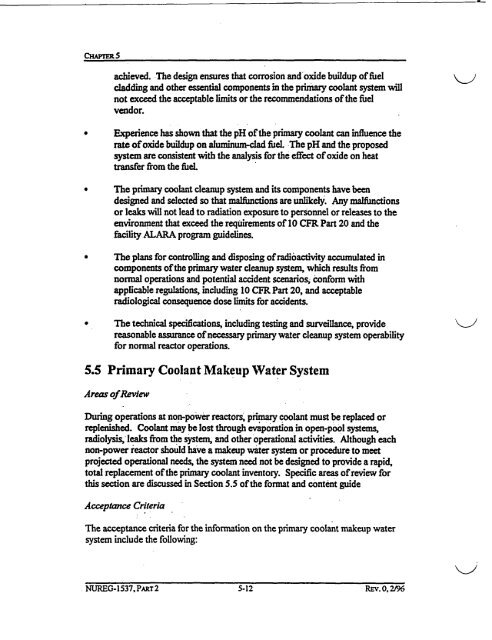 NUREG-1537, Part 2 - NRC