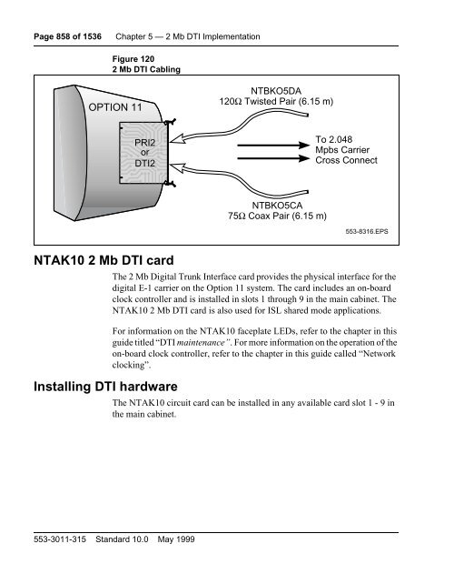 2.0 Mb DTI/PRI Administration and Maintenance Guide Book ... - Home