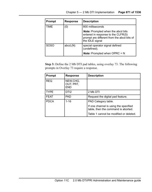 2.0 Mb DTI/PRI Administration and Maintenance Guide Book ... - Home