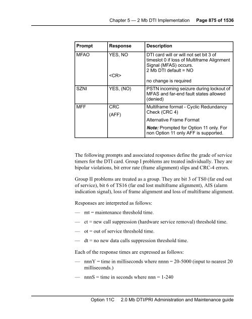 2.0 Mb DTI/PRI Administration and Maintenance Guide Book ... - Home