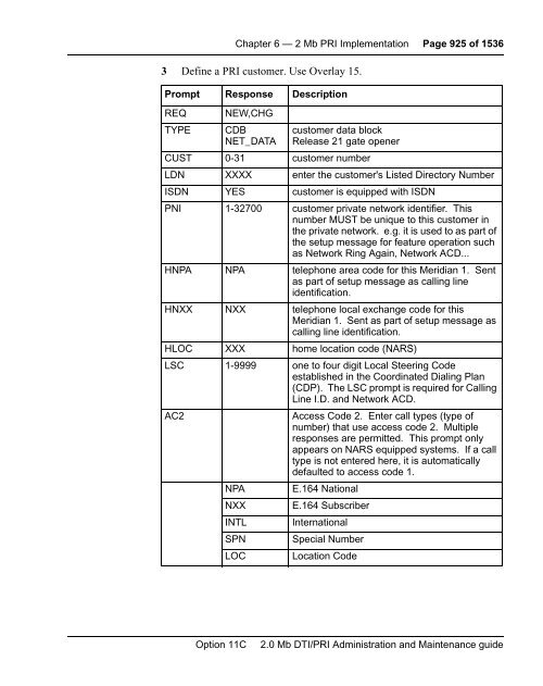 2.0 Mb DTI/PRI Administration and Maintenance Guide Book ... - Home