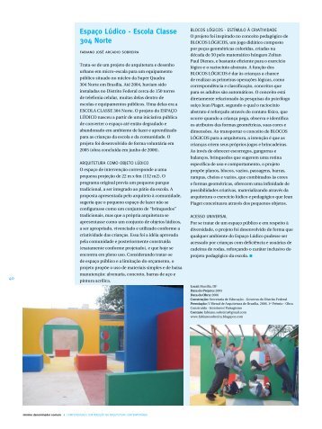 Espaço Lúdico - Escola Classe 304 Norte - mdc . revista de ...