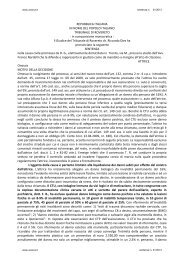 Tribunale di Rovereto, sentenza n. 31 del 29 1 2013 - UNARCA