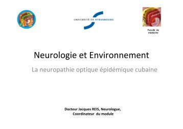 Neurologie et Environnement