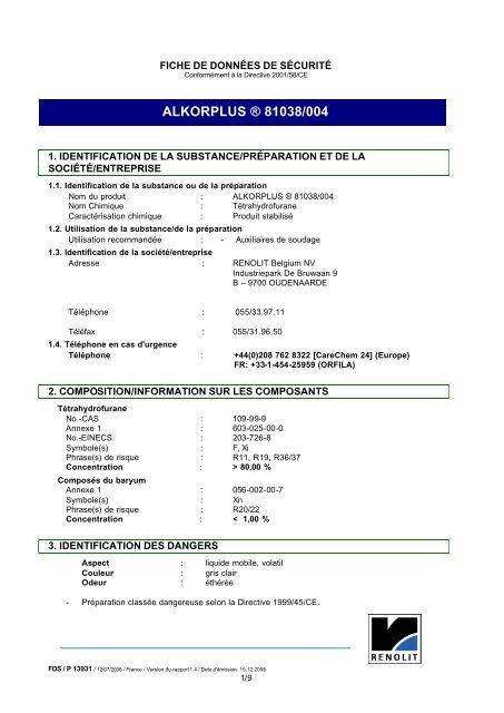 ALKORPLUS ® 81038/004