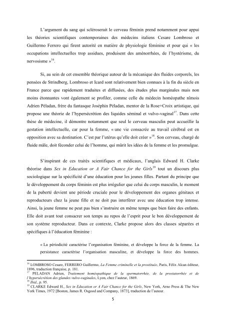 Panique génitale. Fluides menstruels et psychopathologie de la ...