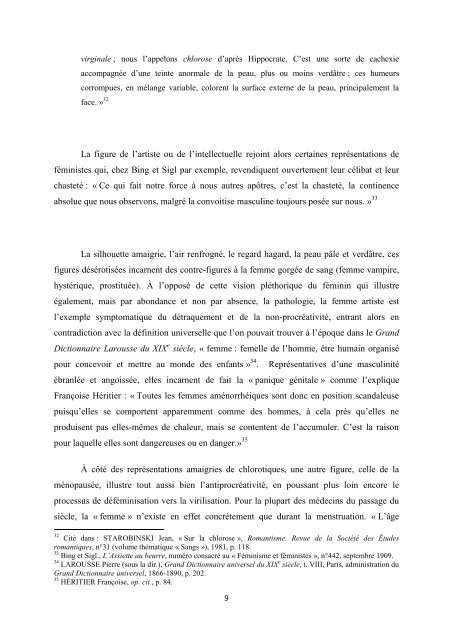 Panique génitale. Fluides menstruels et psychopathologie de la ...