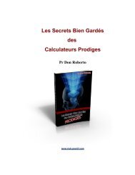 Les Secrets Bien Gardés des Calculateurs Prodiges - cles-reussite ...