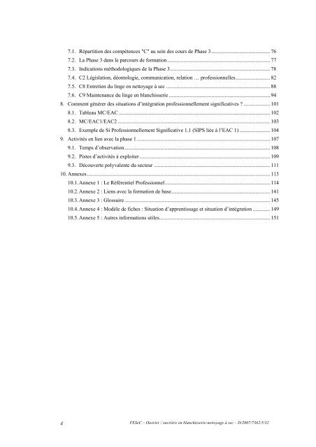 Enseignement spécialisé Forme 3 Phase 1 : Services aux ... - SeGEC