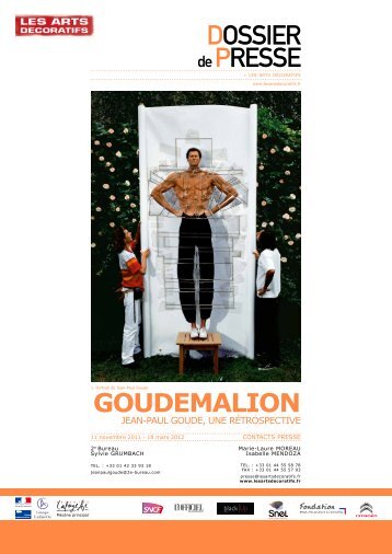 Dossier de presse Goudemalion : Jean-Paul Goude, une rétrospective