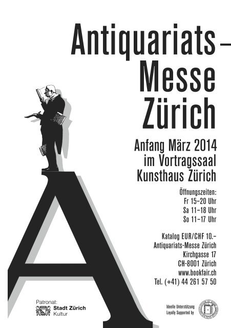 2. – 3. MAI 2013 - Antiquariatsmesse München