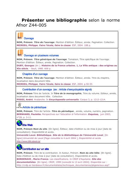 PDF Télécharger norme bibliographique afnor Gratuit PDF  PDFprof.com