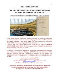 british library collection de francois chevremont « le bibliographe de ...