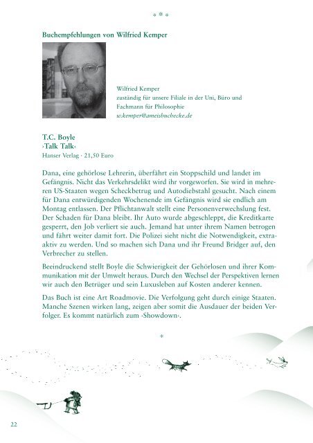 Unsere persönlichen Weihnachtsempfehlungen ... - ameis Buchecke
