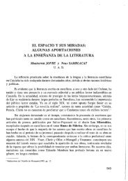 El espacio y sus miradas: algunas aportaciones a la ... - RUC