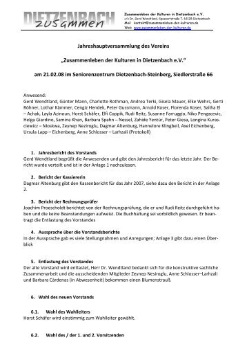 21.02.2008 - Zusammenleben der Kulturen in Dietzenbach