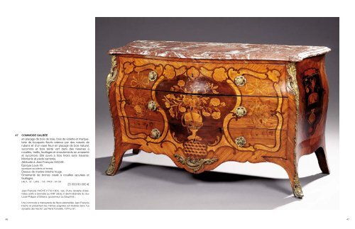 Mobilier et objets d'art des 18e et 19e siècles - Tajan