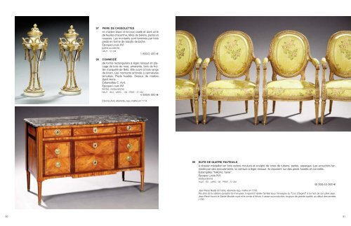 Mobilier et objets d'art des 18e et 19e siècles - Tajan