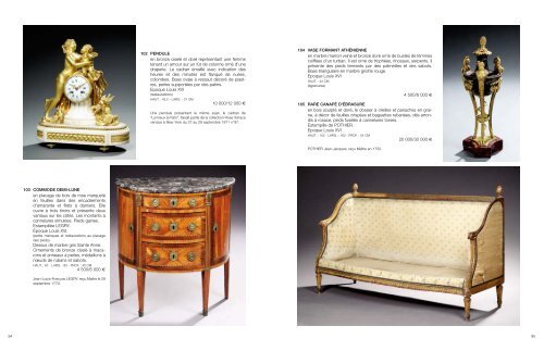 Mobilier et objets d'art des 18e et 19e siècles - Tajan