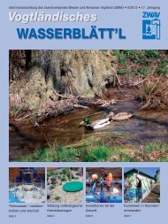 Vogtländisches Wasserblätt'l - Zweckverband Wasser und Abwasser ...