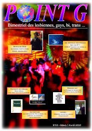 Bimestriel des lesbiennes, gays, bi, trans ... Bimestriel ... - Ecce Homo