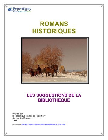 ROMANS HISTORIQUES - Repentigny