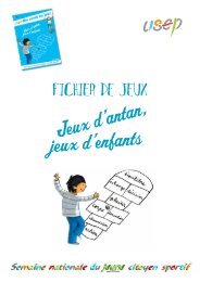 Jeux d'antan, jeux d'enfants - USEP 42