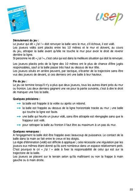 Jeux d'antan, jeux d'enfants - USEP 42