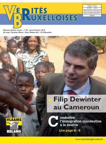 Filip dewinter au cameroun - Vlaams Belang Bruxelles