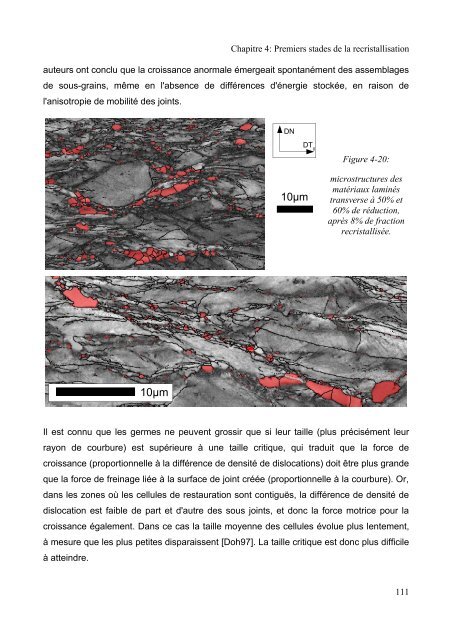 Mécanismes d'évolution de texture au cours du recuit d'alliages de ...