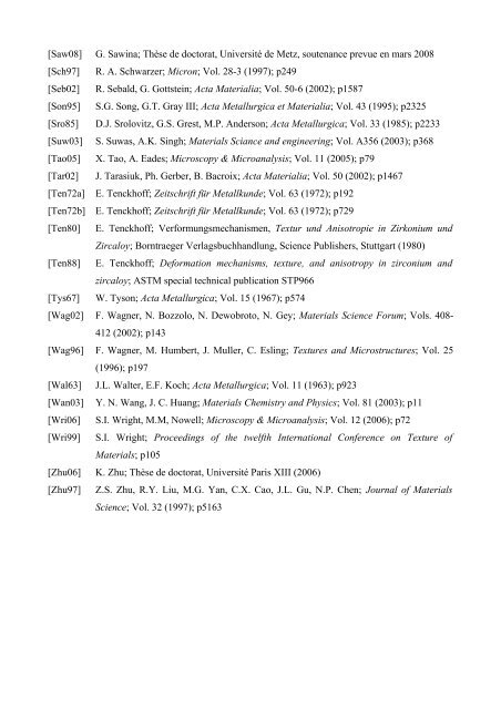 Mécanismes d'évolution de texture au cours du recuit d'alliages de ...