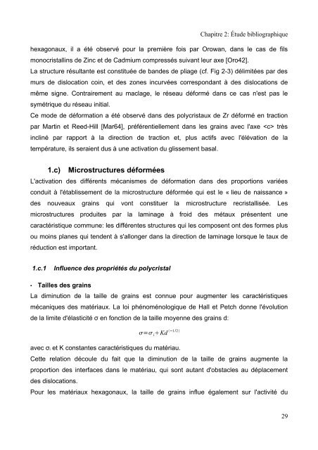 Mécanismes d'évolution de texture au cours du recuit d'alliages de ...