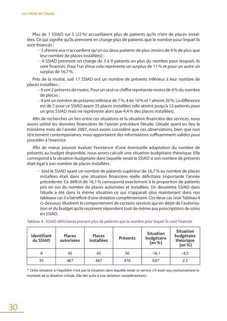 Les patients en service de soins infirmiers à domicile (SSIAD)