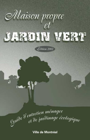 Maison propre et jardin vert