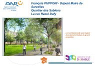 Sarcelles - Quartier des Sablons - La rue Raoul Dufy - pdf - Anru