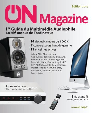 ON Magazine - Guide du multimédia audiophile 2013