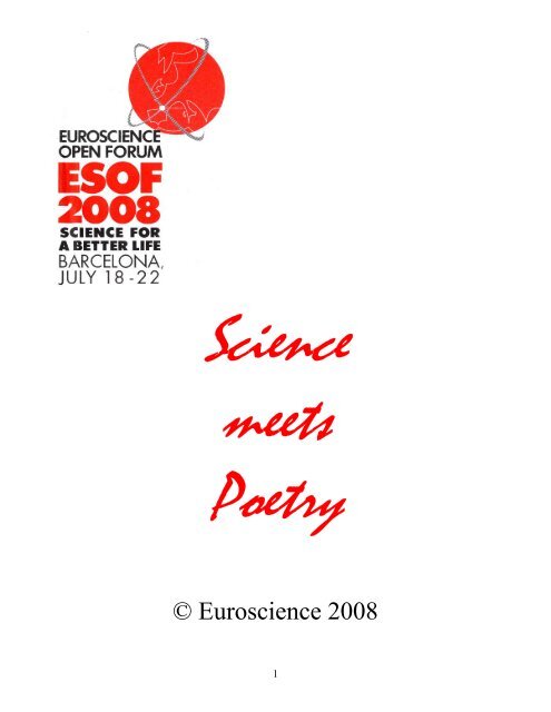 Science meets Poetry - ESOF