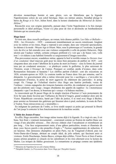 Victor Hugo, l'éclat d'un siècle - Groupe Hugo