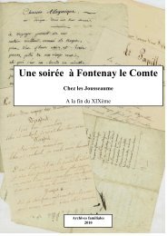 une soirée à Fontenay le Comte chez les Jousseaume au ... - Pdbzro