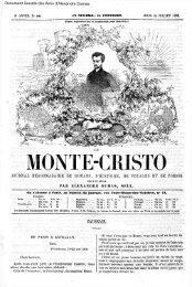 MONTE-CRISTO - Les Journaux d'Alexandre Dumas