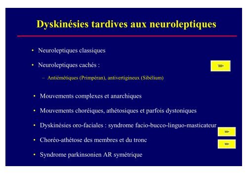 Tremblement et mouvements anormaux - Medco 59 62