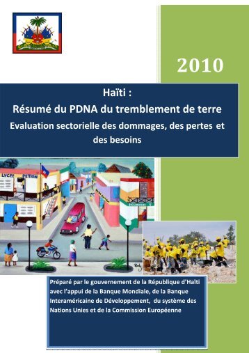 SEISME EN HAITI RAPPORT PDNA