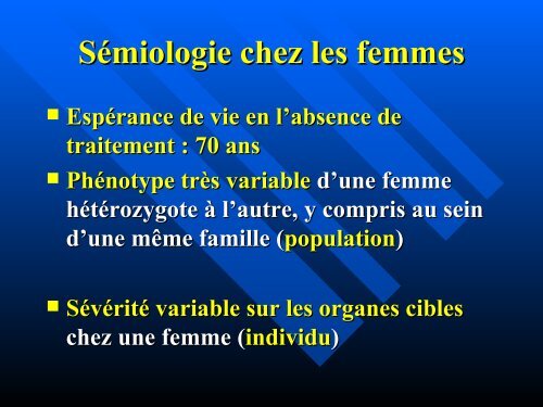 Actualités sémiologiques de la maladie de Fabry : la grande ... - CETL